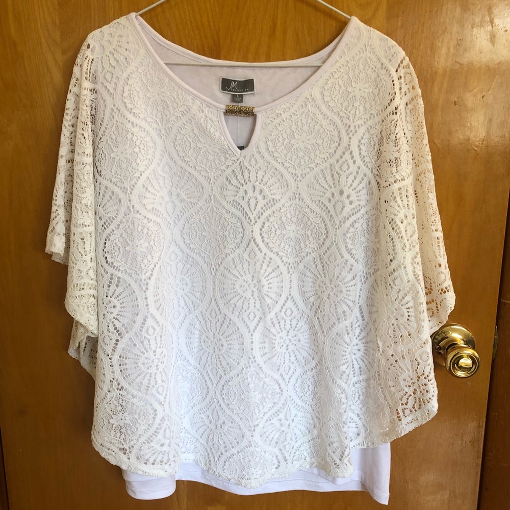 NWT JM collection blouse - Size Large